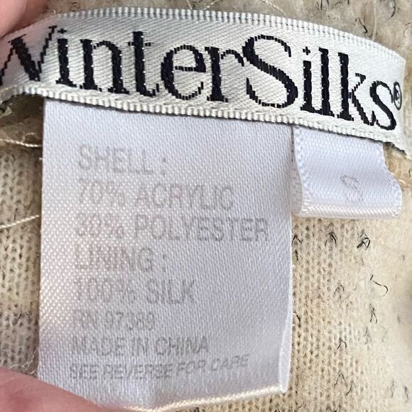 Wintersilks beige jacket size small - Picture 12 of 12